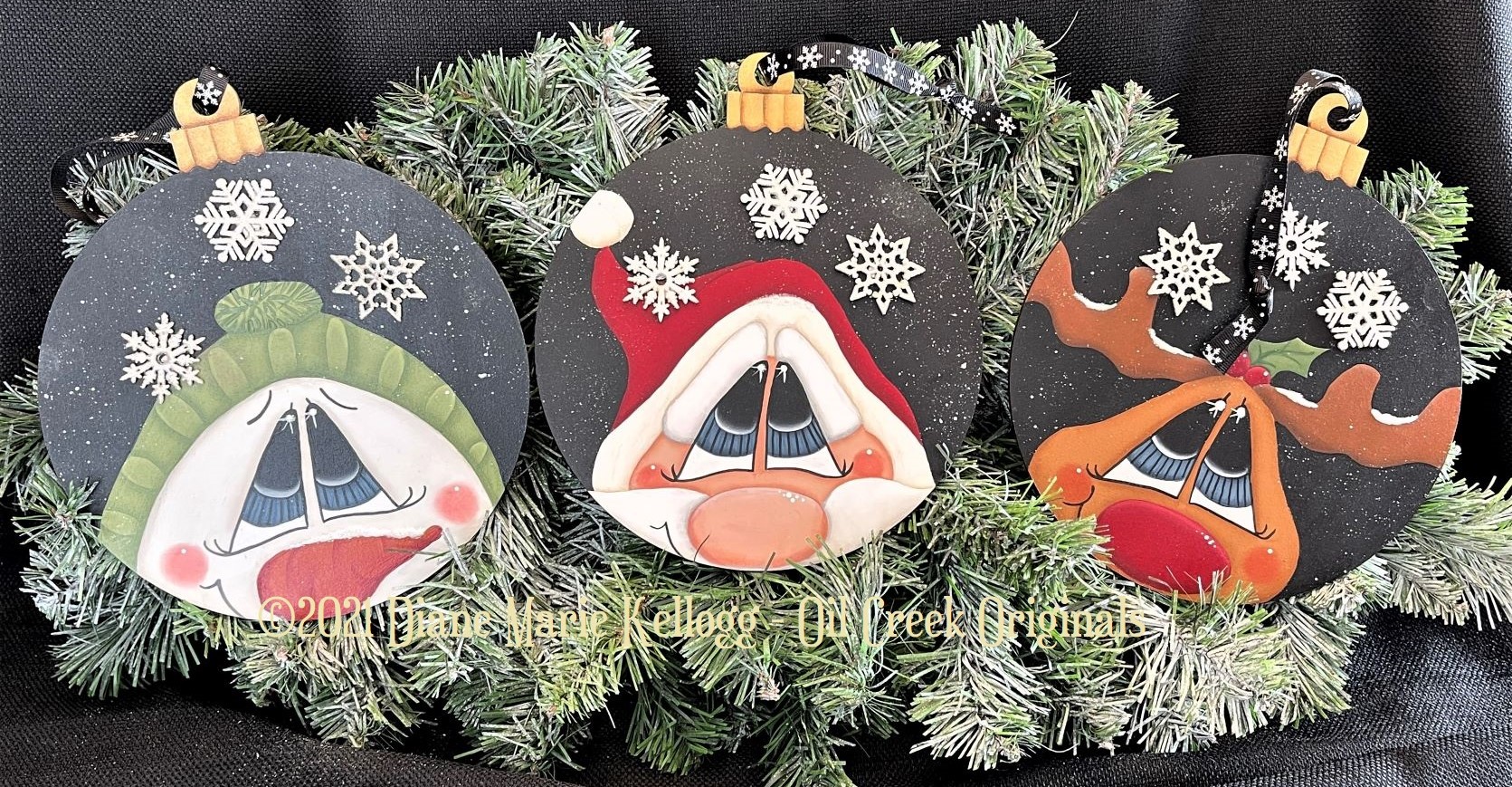 Jumbo Ornament Trio - Product Image